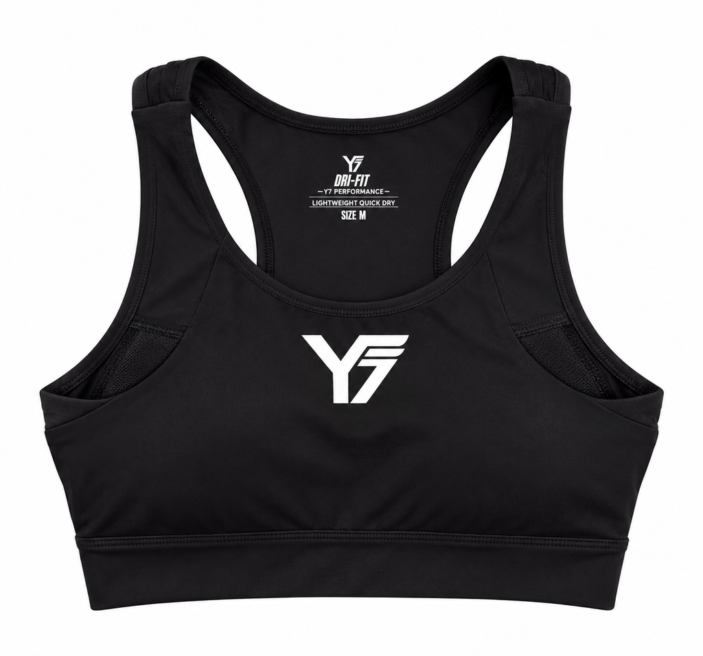 Y7 Tempo
Top de sport court pour femme avec soutien-gorge intégré à maintien régulier