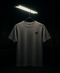 Y7STORES — T-shirt oversize premium gris, coupe ample et moderne, tissu épais de 230 g composé de 96 % coton et 4 % élasthanne — confort, structure et style au quotidien.